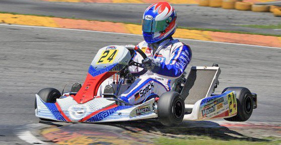 Lucas Speck with Mach1 Kart at the DKM in Ampfing