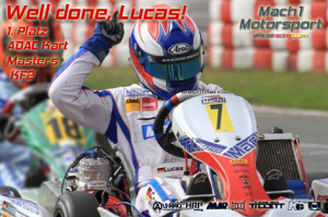 Lucas Speck at the ADAC Kart Masters with Mach1 Kart