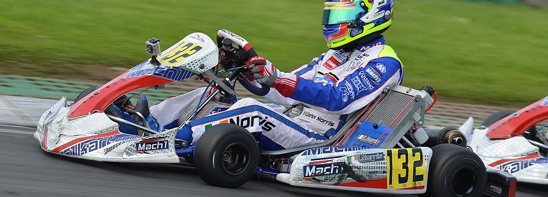 John Norris with Mach1 Kart at the WSK (archive picture)