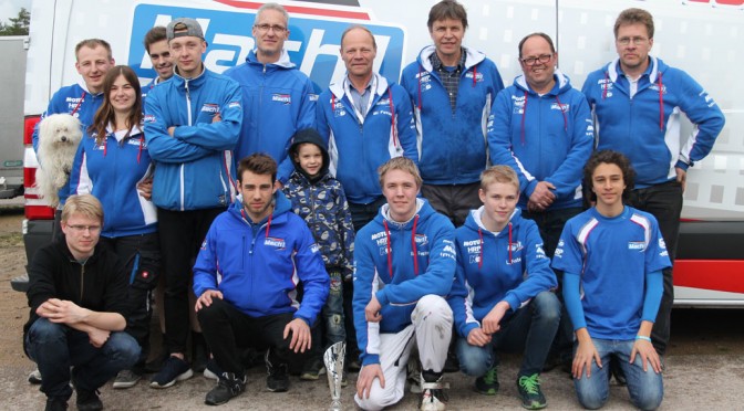 Team picture of the Mach1 drivers at the RMC Open in Wackersdorf