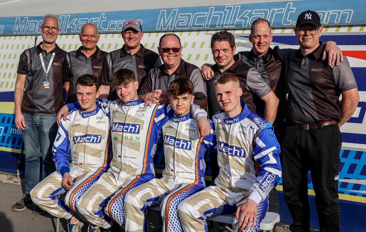 Podium finish for Mach1 Motorsport – Kartschmie.de at the start of the DSKC season