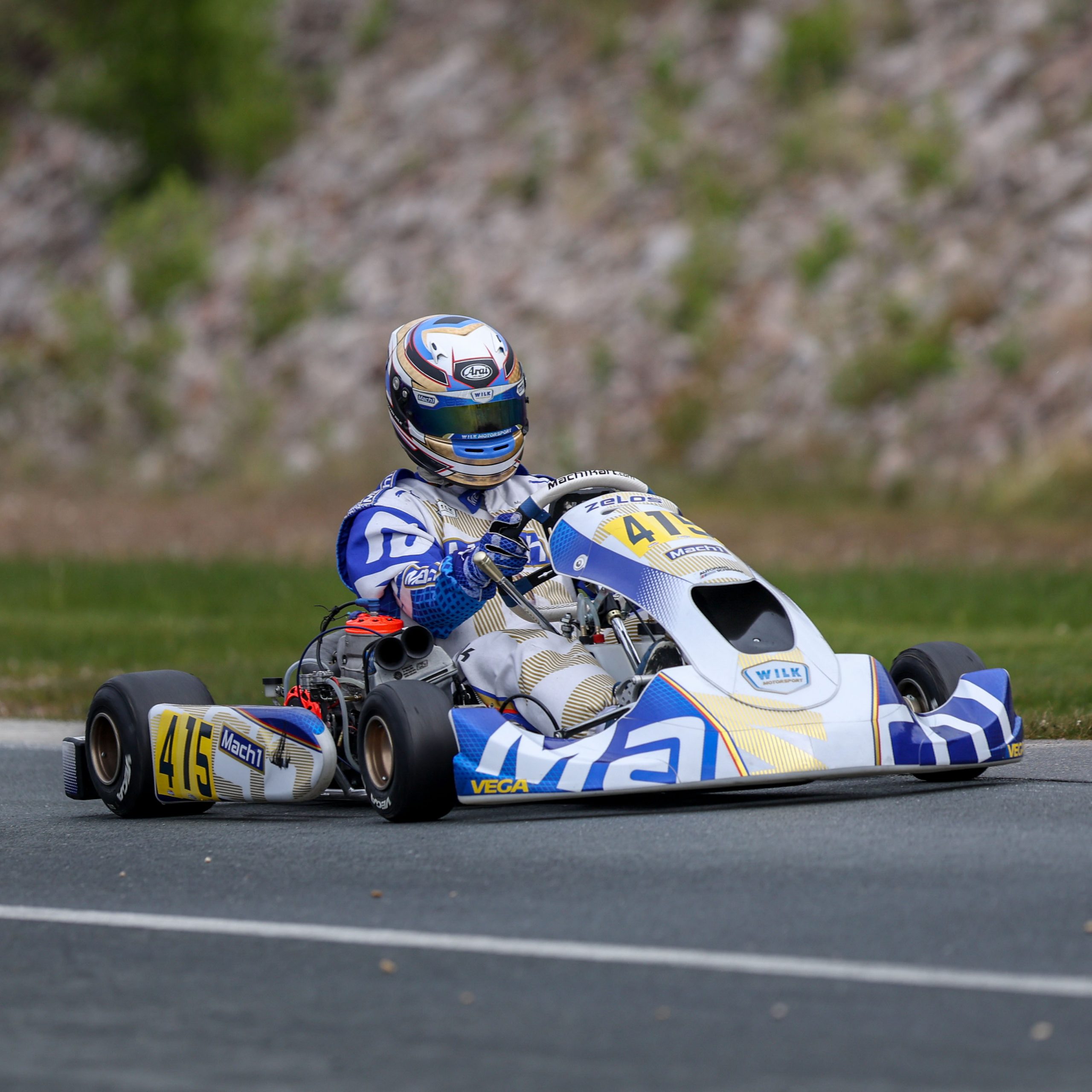 Mach1 Kart narrowly missed out on cup positions at the start of the DKM